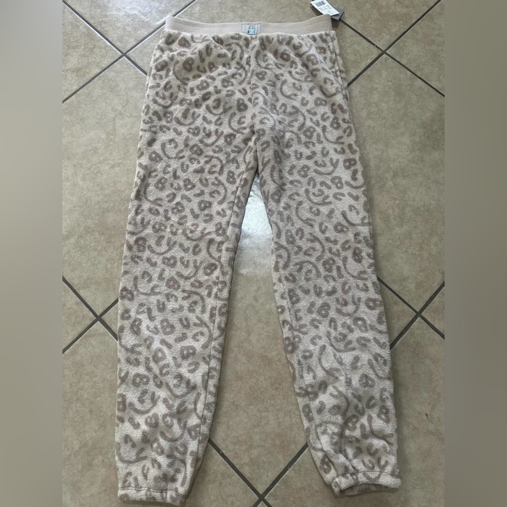 Bluey Character Leapord Print Sweatpants/ PJS Women's Size Large New